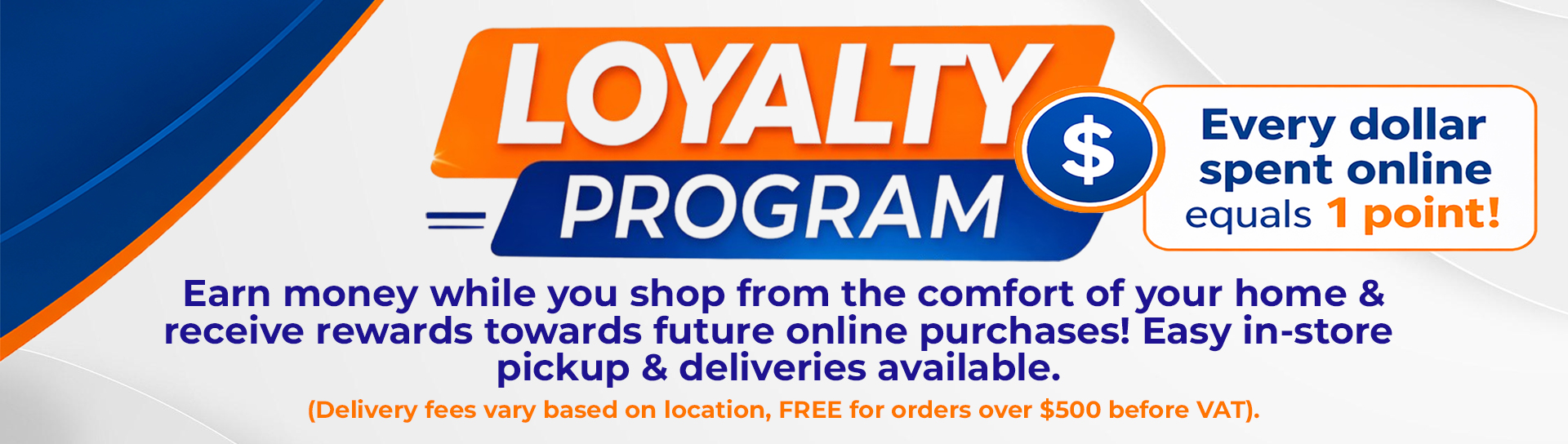Every Dollar Spent Online Equals 1 Point